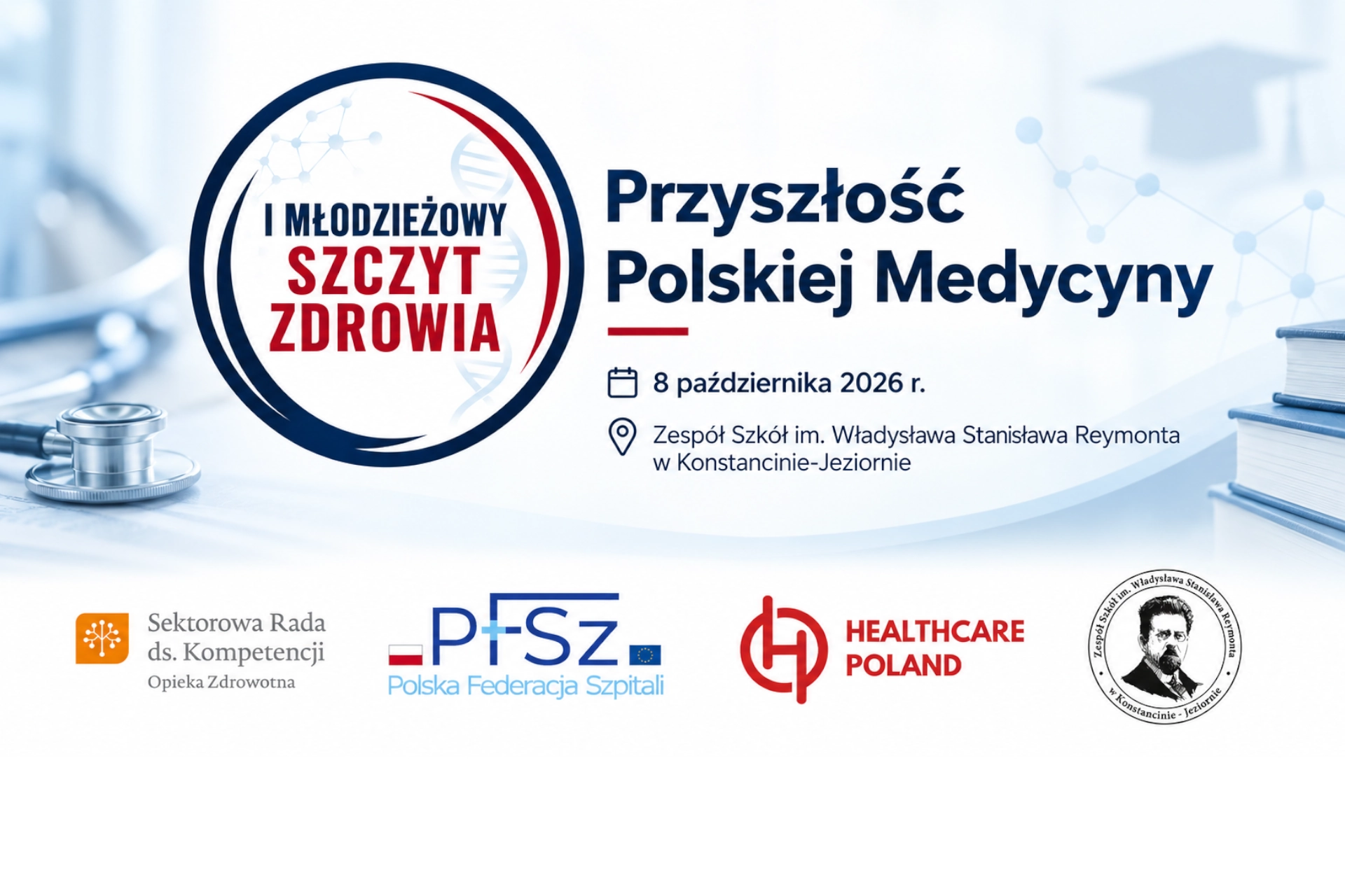 1st Youth Health Summit: The Future of Polish Medicine – modern healthcare, new medical professions – graphic by PFSz SRKOZ Healthcare Poland