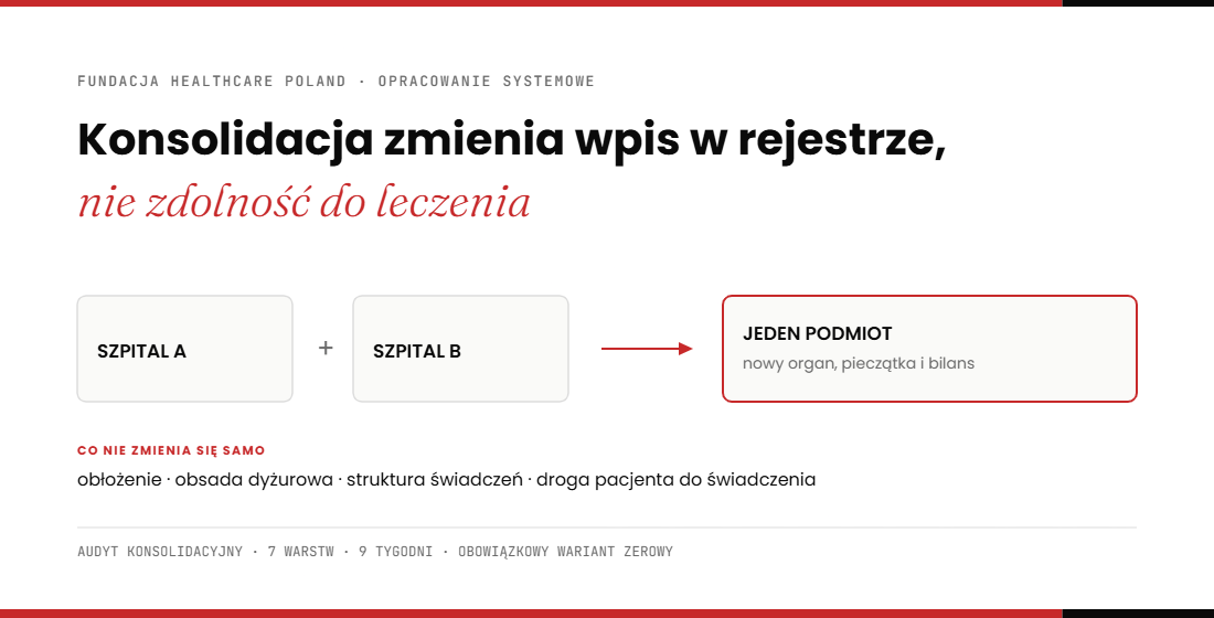 Audyt konsolidacyjny dla szpitali samorządowych